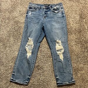 Judy‎ Blue Women’s Boyfriend Fit High Rise Distressed Jeans Size 9/29